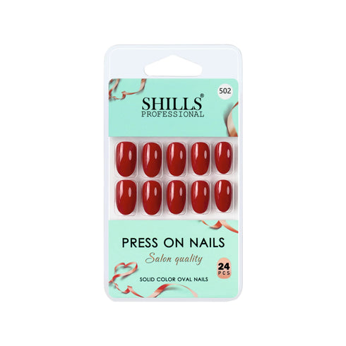 Shills Professional Glossy Solid Color Nails Oval(SPN501-SPN526)