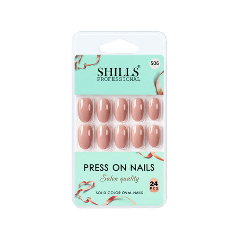 Shills Professional Glossy Solid Color Nails Oval(SPN501-SPN526)