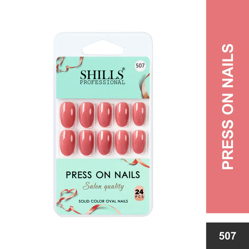 Shills Professional Glossy Solid Color Nails Oval(SPN501-SPN526)