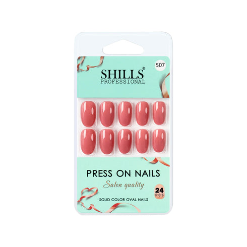 Shills Professional Glossy Solid Color Nails Oval(SPN501-SPN526)