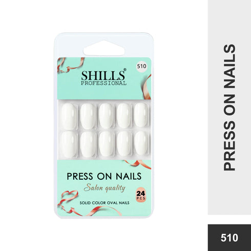 Shills Professional Glossy Solid Color Nails Oval(SPN501-SPN526)