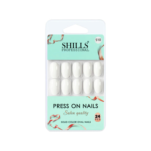 Shills Professional Glossy Solid Color Nails Oval(SPN501-SPN526)