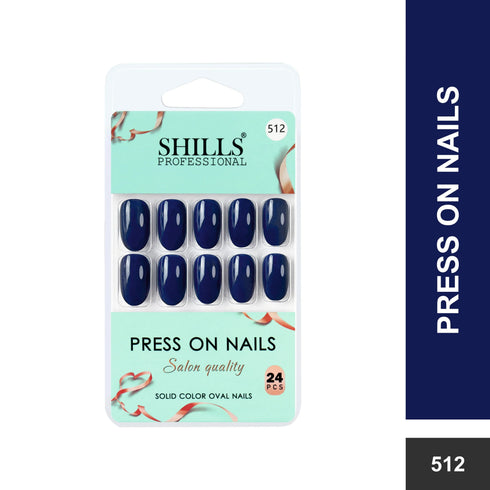 Shills Professional Glossy Solid Color Nails Oval(SPN501-SPN526)