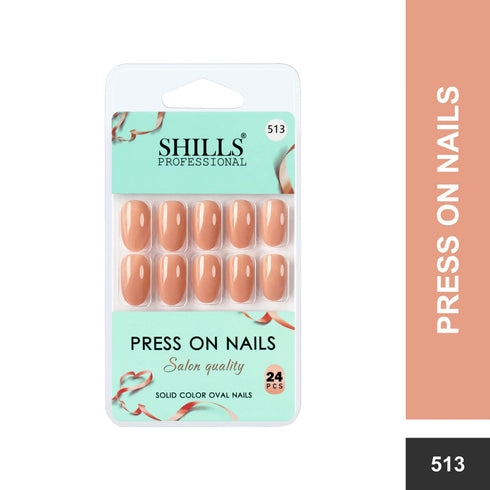 Shills Professional Glossy Solid Color Nails Oval(SPN501-SPN526)