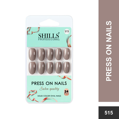 Shills Professional Glossy Solid Color Nails Oval(SPN501-SPN526)
