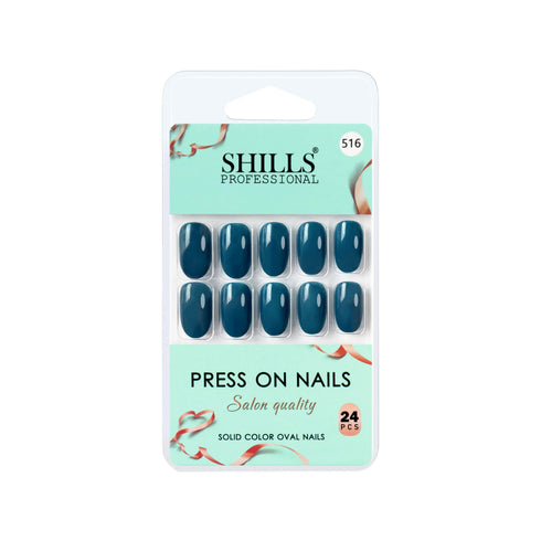 Shills Professional Glossy Solid Color Nails Oval(SPN501-SPN526)