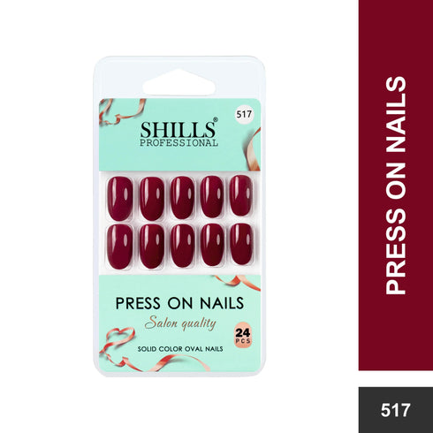 Shills Professional Glossy Solid Color Nails Oval(SPN501-SPN526)