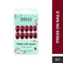 Shills Professional Glossy Solid Color Nails Oval(SPN501-SPN526)