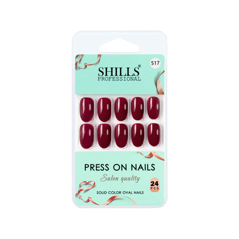 Shills Professional Glossy Solid Color Nails Oval(SPN501-SPN526)