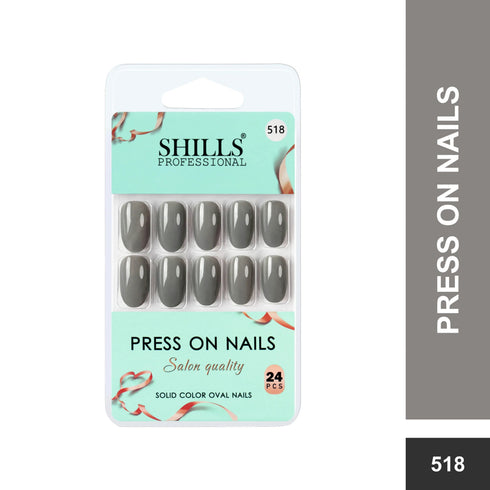Shills Professional Glossy Solid Color Nails Oval(SPN501-SPN526)