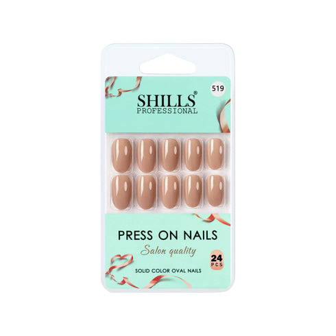 Shills Professional Glossy Solid Color Nails Oval(SPN501-SPN526)