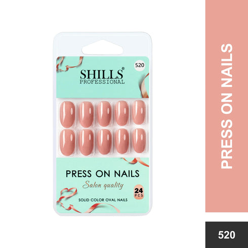 Shills Professional Glossy Solid Color Nails Oval(SPN501-SPN526)