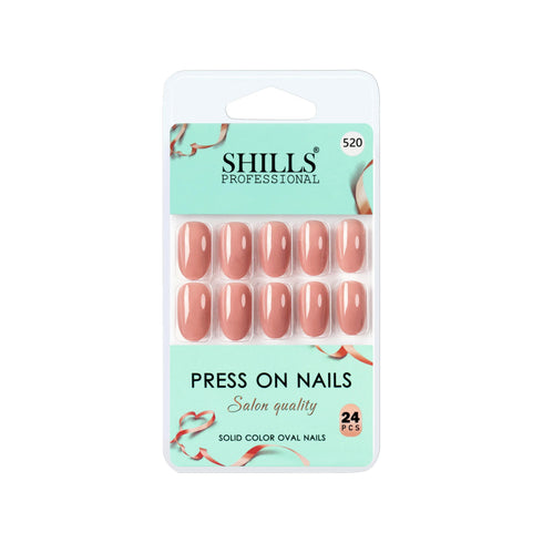 Shills Professional Glossy Solid Color Nails Oval(SPN501-SPN526)
