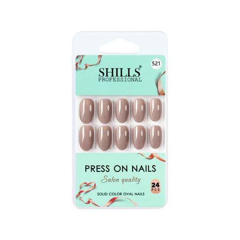 Shills Professional Glossy Solid Color Nails Oval(SPN501-SPN526)
