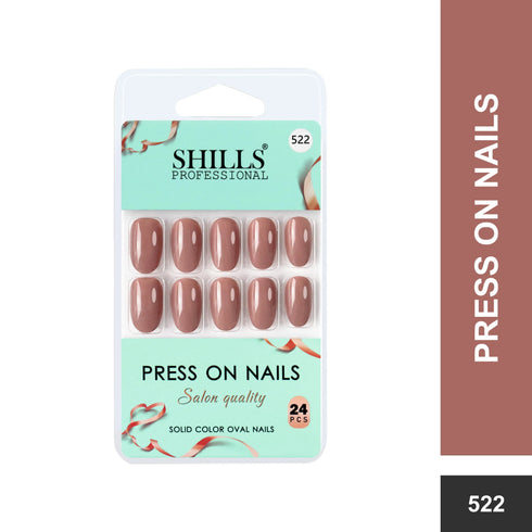 Shills Professional Glossy Solid Color Nails Oval(SPN501-SPN526)