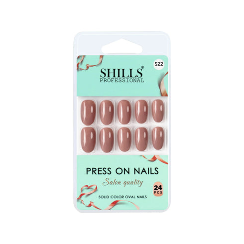 Shills Professional Glossy Solid Color Nails Oval(SPN501-SPN526)
