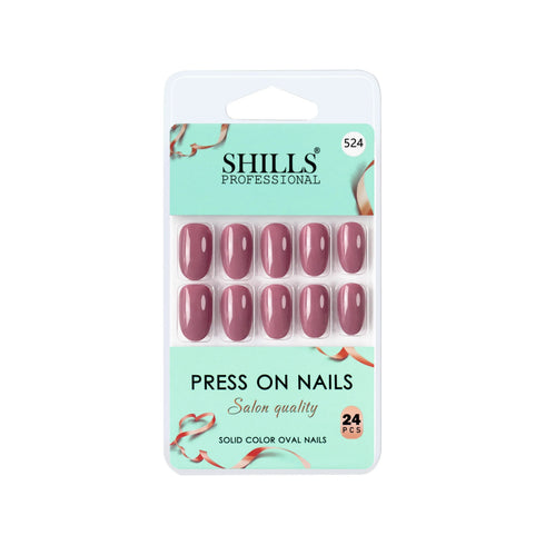 Shills Professional Glossy Solid Color Nails Oval(SPN501-SPN526)
