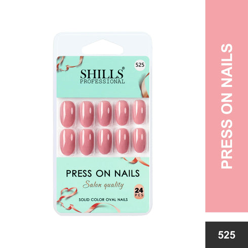 Shills Professional Glossy Solid Color Nails Oval(SPN501-SPN526)