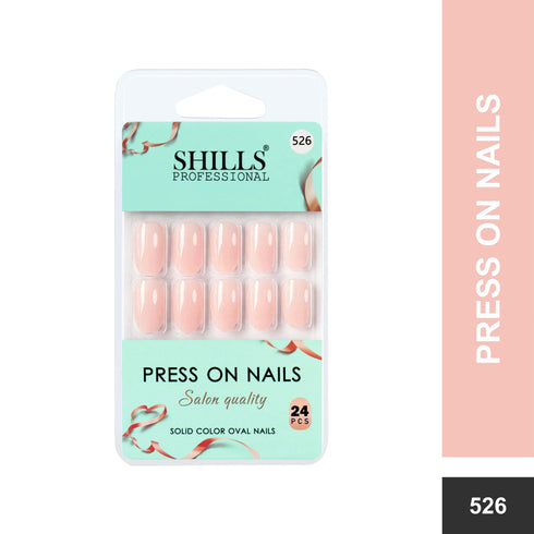 Shills Professional Glossy Solid Color Nails Oval(SPN501-SPN526)