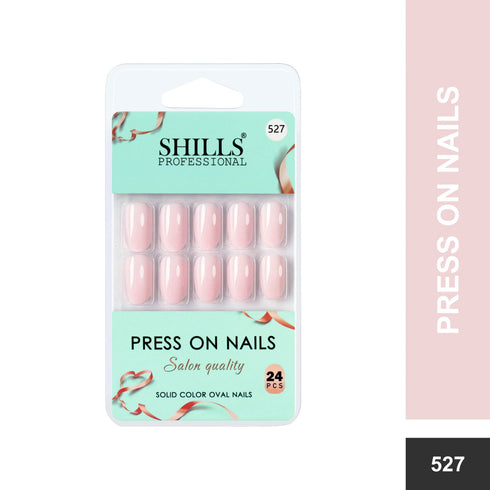 Shills Professional Glossy Solid Color Nails Oval(SPN527-SPN552)