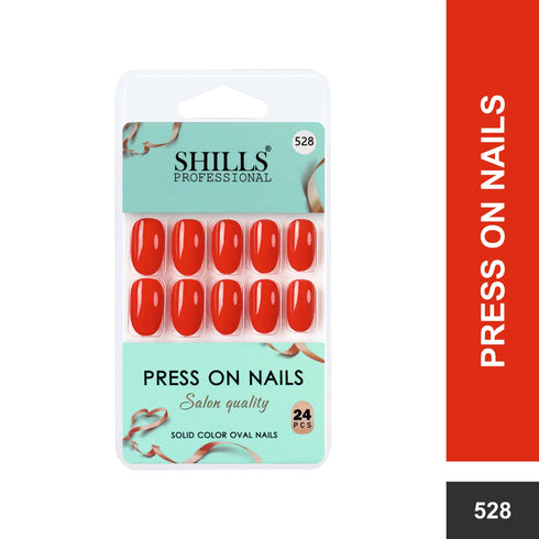 Shills Professional Glossy Solid Color Nails Oval(SPN527-SPN552)