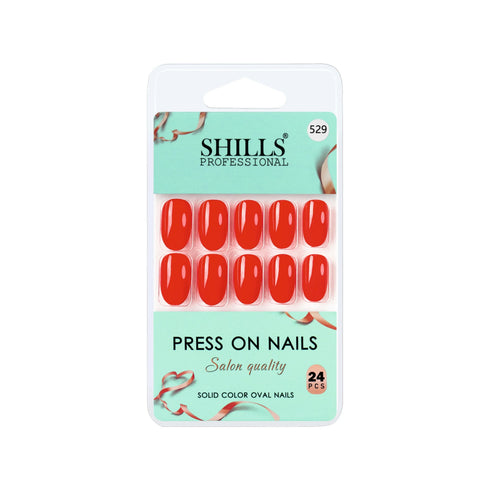 Shills Professional Glossy Solid Color Nails Oval(SPN527-SPN552)