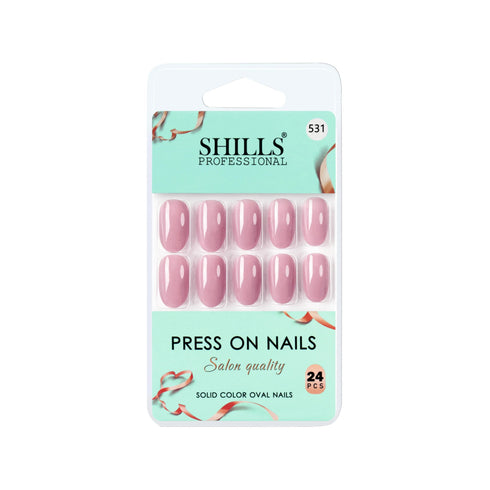 Shills Professional Glossy Solid Color Nails Oval(SPN527-SPN552)
