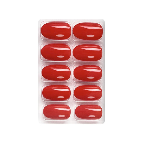 Shills Professional Glossy Solid Color Nails Oval(SPN527-SPN552)