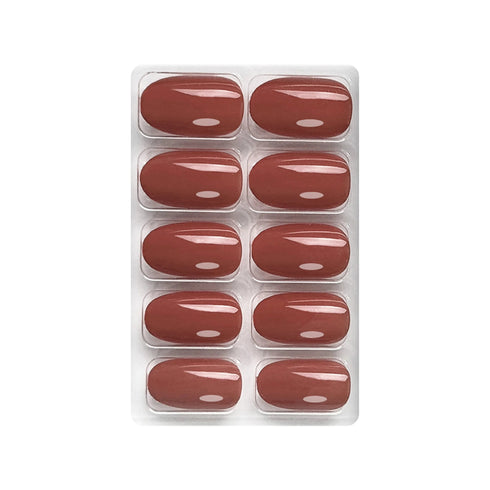 Shills Professional Glossy Solid Color Nails Oval(SPN527-SPN552)