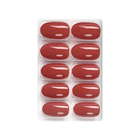 Shills Professional Glossy Solid Color Nails Oval(SPN527-SPN552)