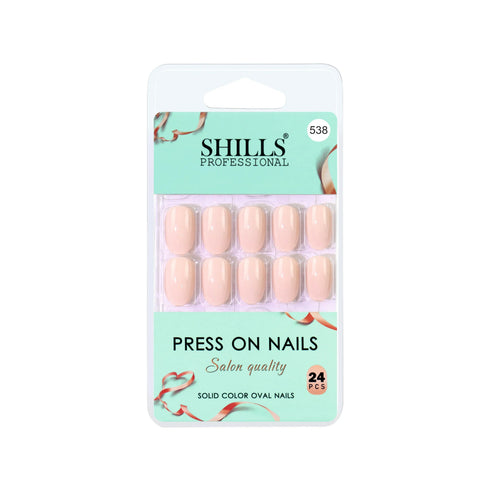 Shills Professional Glossy Solid Color Nails Oval(SPN527-SPN552)