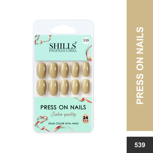 Shills Professional Glossy Solid Color Nails Oval(SPN527-SPN552)
