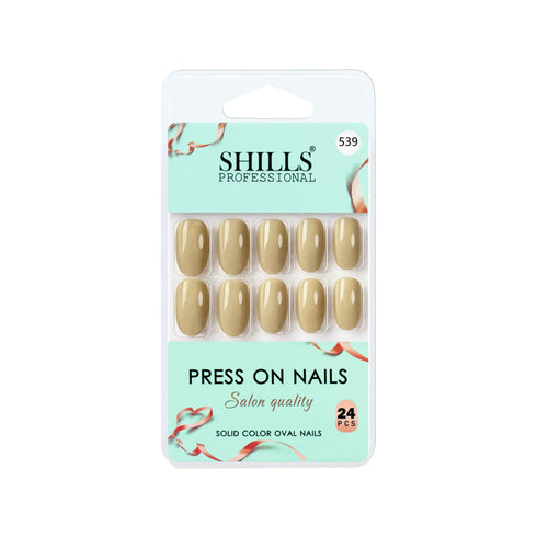Shills Professional Glossy Solid Color Nails Oval(SPN527-SPN552)