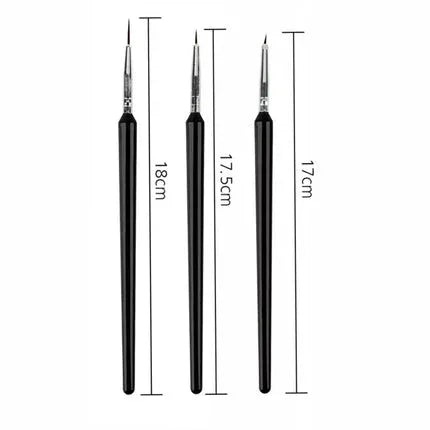 Shills Professional Black Dotting Liner Nail Art Brush-SPN-6180