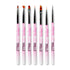 Shills Professional Nail Art Brush Set 7 Pcs Pink