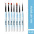 Shills Professional Nail Art Brush Set 7 Pcs Sky Blue