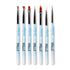 Shills Professional Nail Art Brush Set 7 Pcs Sky Blue