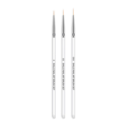 Shills Professional Nail Art White Brush