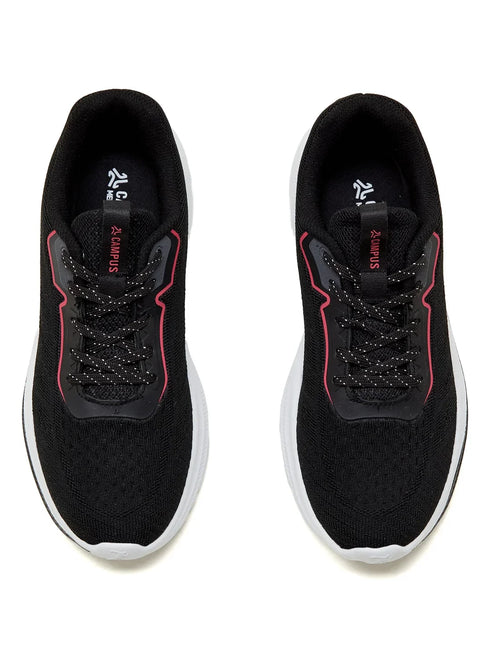 Campus SPREE Black Womens Running Shoes