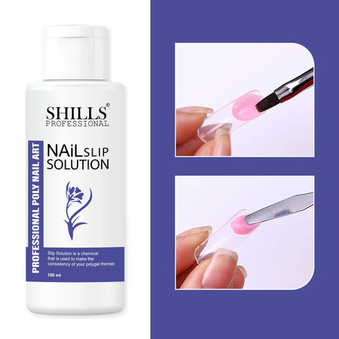 Shills Professional Poly Gel Slip Solution 100Ml