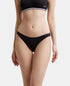 Jockey Cotton Low Waist Bikini With Concealed Waistband | Black