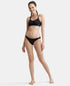 Jockey Cotton Low Waist Bikini With Concealed Waistband | Black