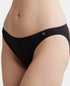 Jockey Cotton Low Waist Bikini With Concealed Waistband | Black
