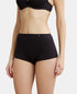 Jockey High Coverage Cotton Boy Leg With Concealed Waistband | Black