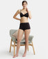 Jockey High Coverage Cotton Boy Leg With Concealed Waistband | Black & Light Skin | Pack of 2