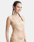 Jockey Wirefree Non Padded Cotton Stretch Full Coverage Beginners Bra with Adjustable Straps - Skin