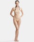 Jockey Wirefree Non Padded Cotton Stretch Full Coverage Beginners Bra with Adjustable Straps - Skin
