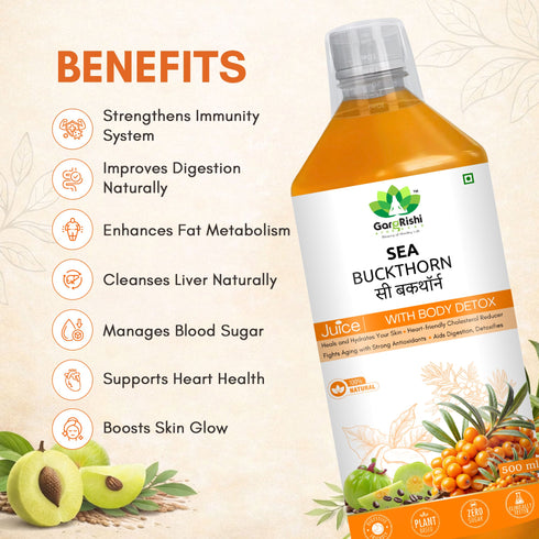 Sea Buckthorn Juice with Omega Fatty Acids