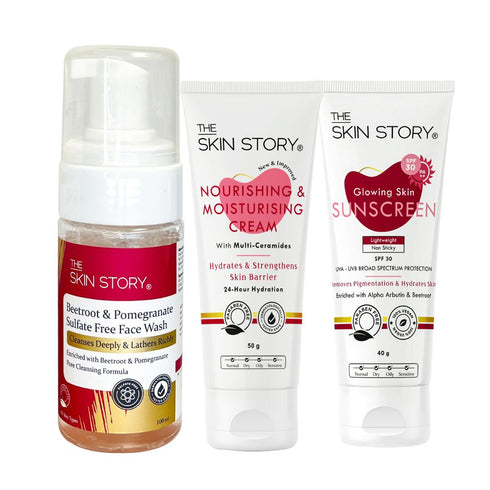 The Skin Story Barrier Repair & Glow Trio