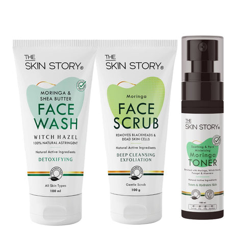 The Skin Story Moringa Glow Trio for Dull Skin